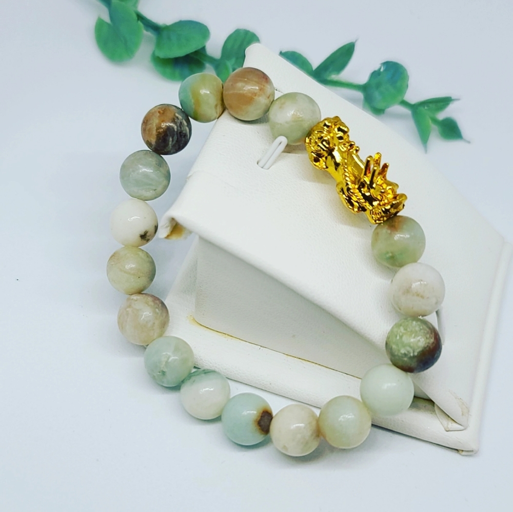 Amazonite Pixiu Feng Shui bracelet ✨